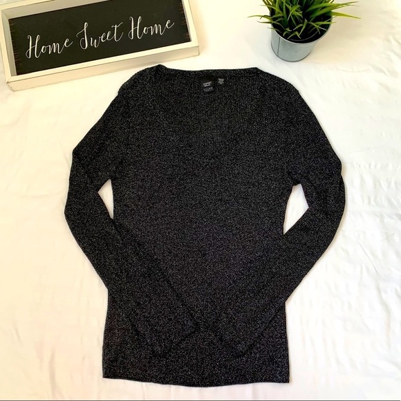 ESPRIT COLLECTION SPARKLY LONG SLEEVE TOPS - Picture 1 of 12